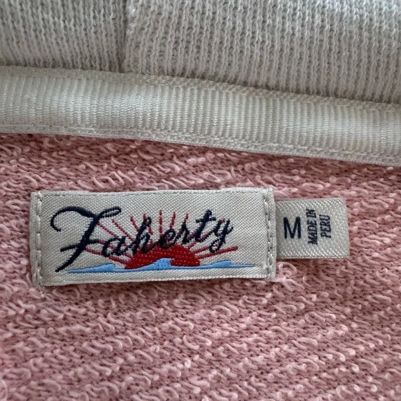 Faherty | Soleil Sunset Hoodie Sweatshirt, M - Picture 5 of 6